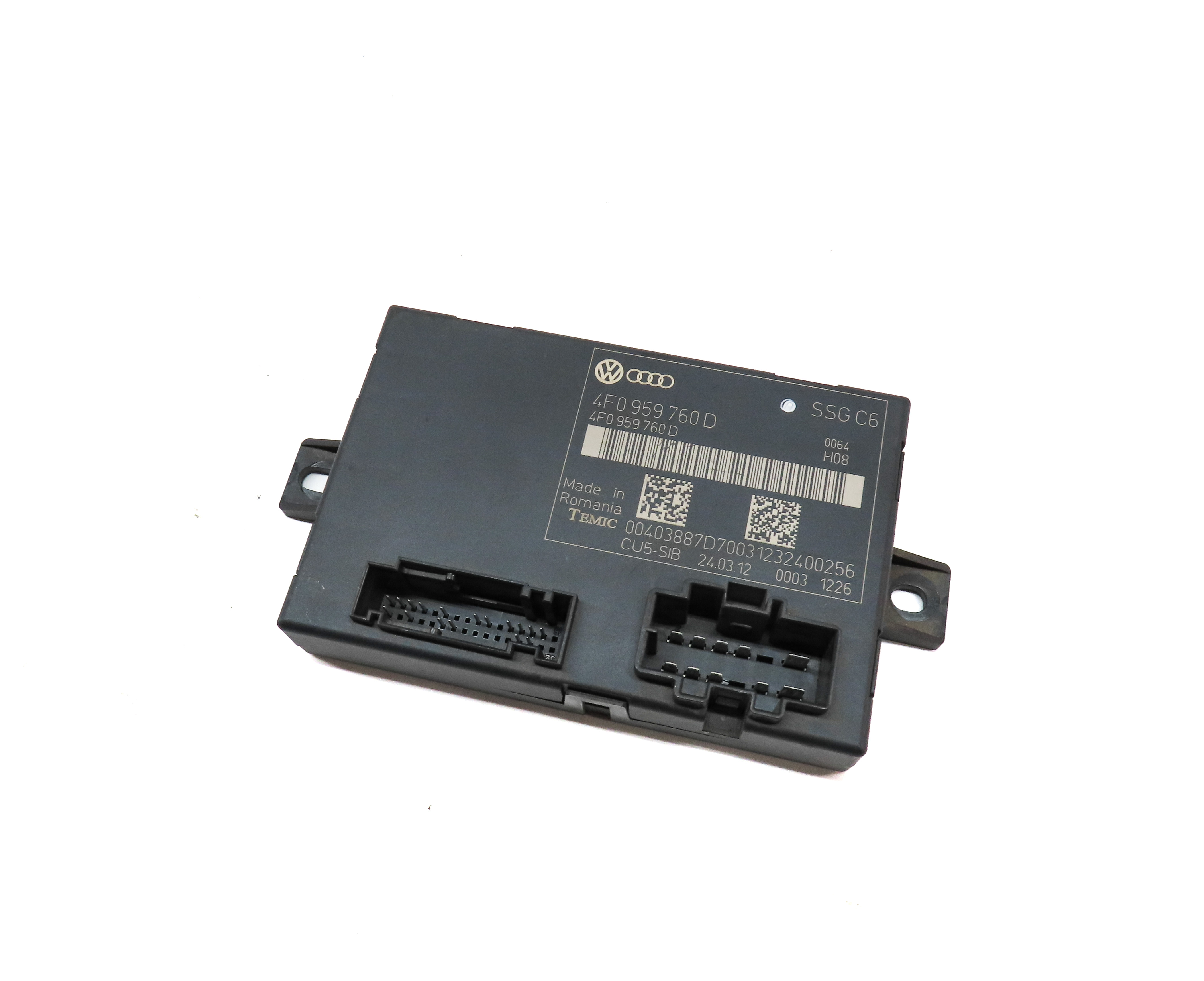 2005-2015 AUDI A6 S6 Q7 (C6 4L) LEFT FRONT DRIVER MEMORY SEAT CONTROL MODULE — exact item pictured